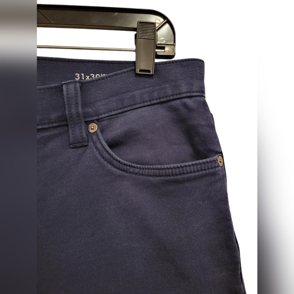 Banana Republic Men's Skinny Traveler Navy Dark Blue Pants Chinos Khakis 31 x 30 - Picture 7 of 7